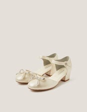 Diamant&eacute; Bow Closed Toe Heels, Ivory (IVORY), large