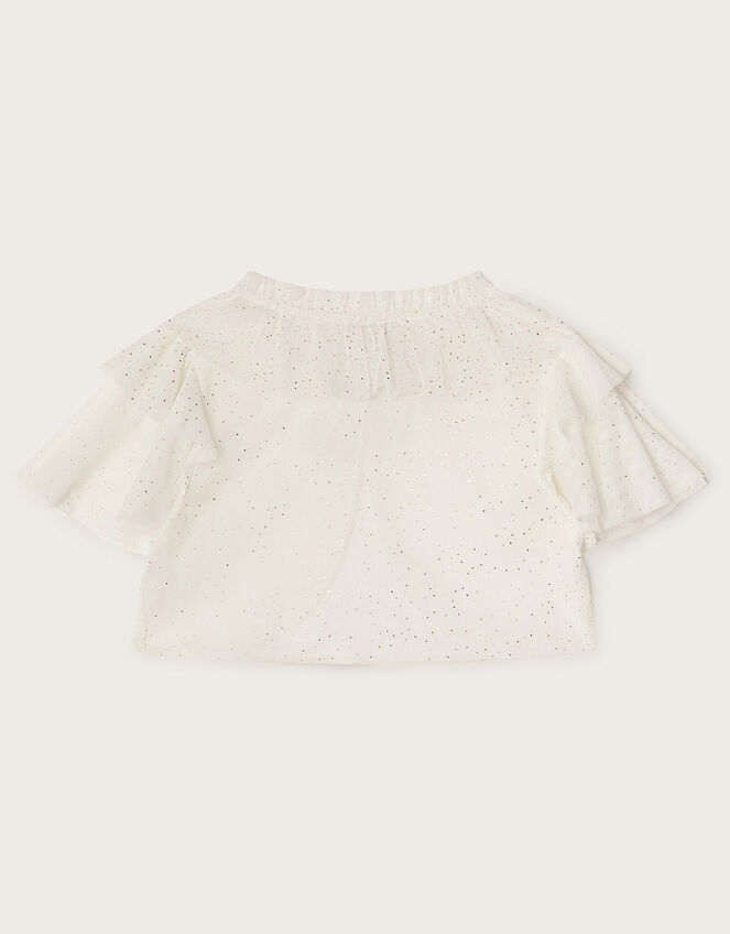 Saskia Short Tulle Cape, Natural (CHAMPAGNE), large