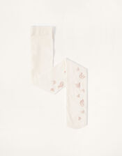 Butterfly Glitter Tights, Pink (PINK), large