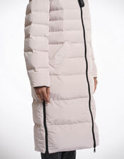 Rino & Pelle Keila Reversible Long Puffer Coat, White (OFF WHITE), large