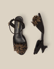 Dakota Embellished Kitten Heels, Black (BLACK), large