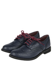 Brogue Shoes, Blue (NAVY), large