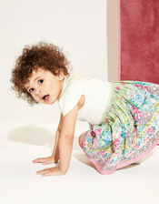 Baby Bunny Floral 2-in-1 Dress, Green (GREEN), large