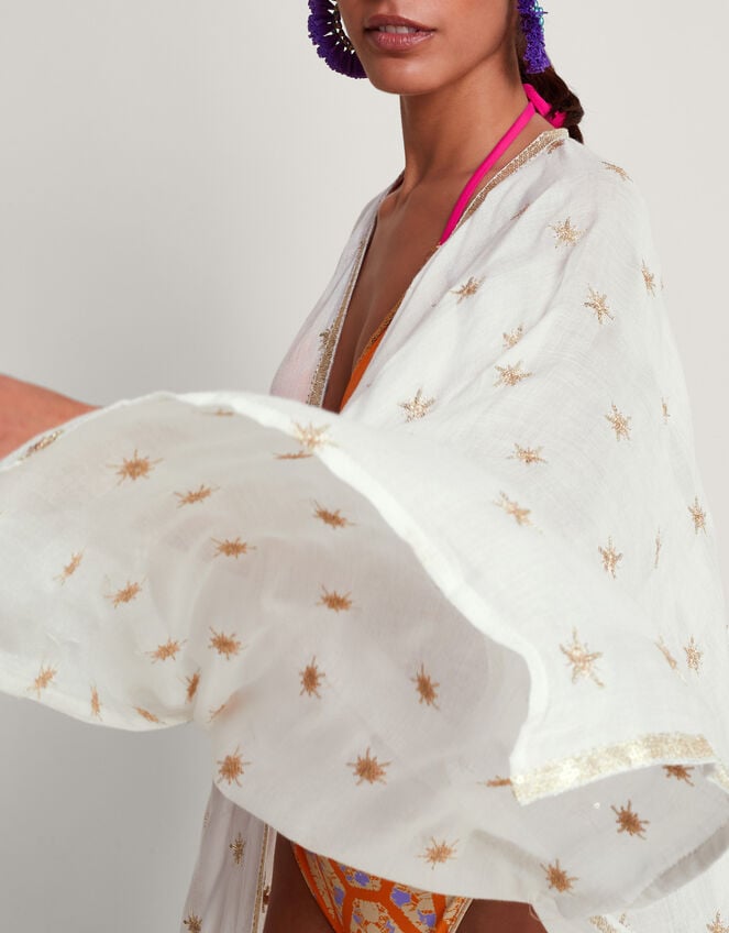 Star Embellished Cover-Up, Ivory (IVORY), large