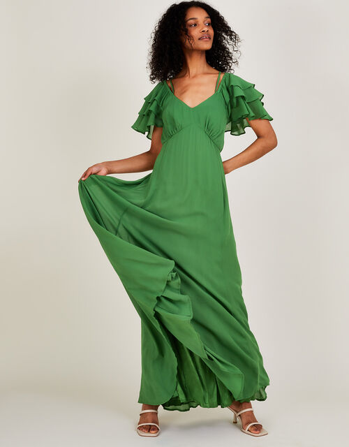 Gracie Maxi Dress, Green (GREEN), large