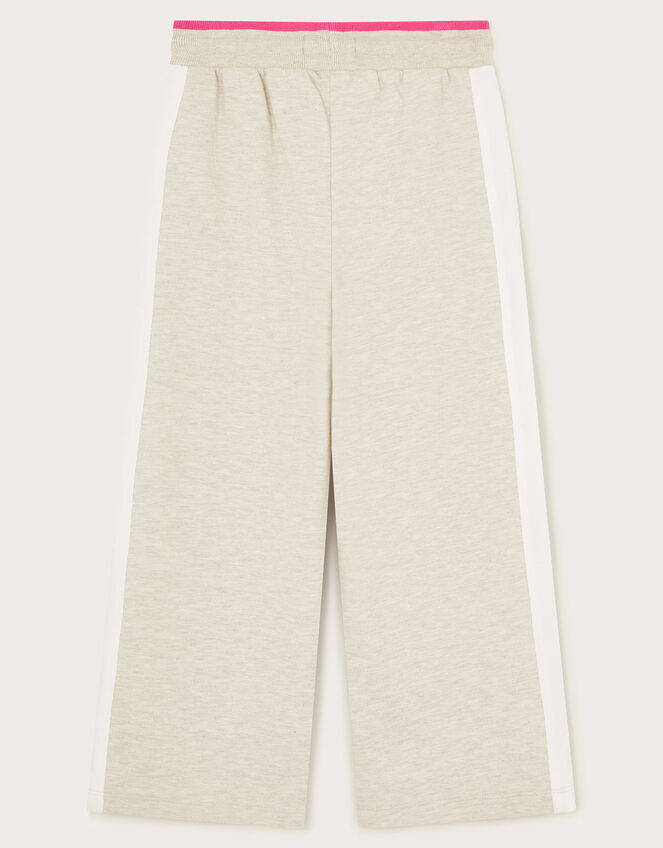 Side Stripe Flare Joggers, Grey (GREY), large