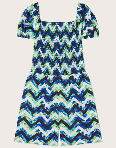 Chevron Marble Playsuit, Multi (MULTI), large