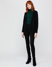 Yasmin Cardigan with Sustainable Viscose, Black (BLACK), large