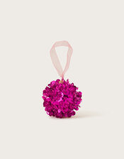 Pom-Pom Hanging Decoration, Pink (PINK), large