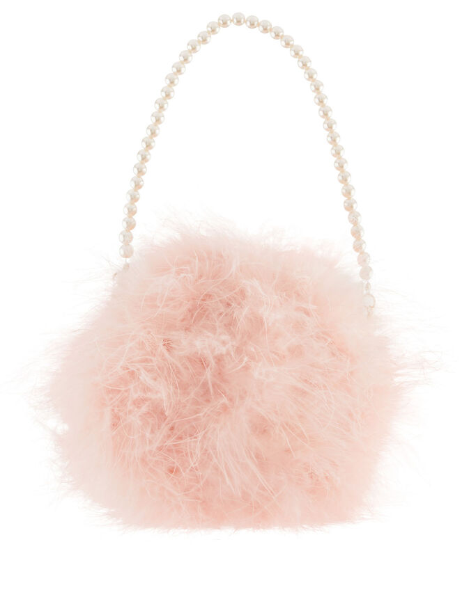 Fluffy Pom Bag, , large