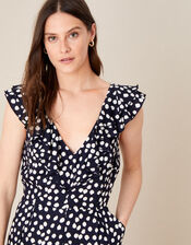 Jenny Spot Jumpsuit in LENZING™ ECOVERO™, Blue (NAVY), large