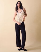 Clemence Solene Teardrop Sequin Tank Top, Nude (NUDE), large