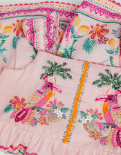 Baby Tina Tropical Toucan Tier Dress, Pink (PINK), large