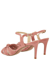 Kitty Knot Heeled Sandals, Pink (BLUSH), large