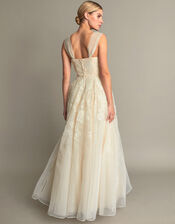 Rose Organza Maxi Wedding Dress, Ivory (IVORY), large