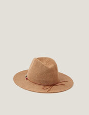 Billi Beaded Fedora Hat, , large