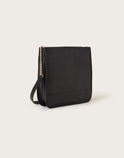 Large Leather Cross-Body Bag, , large