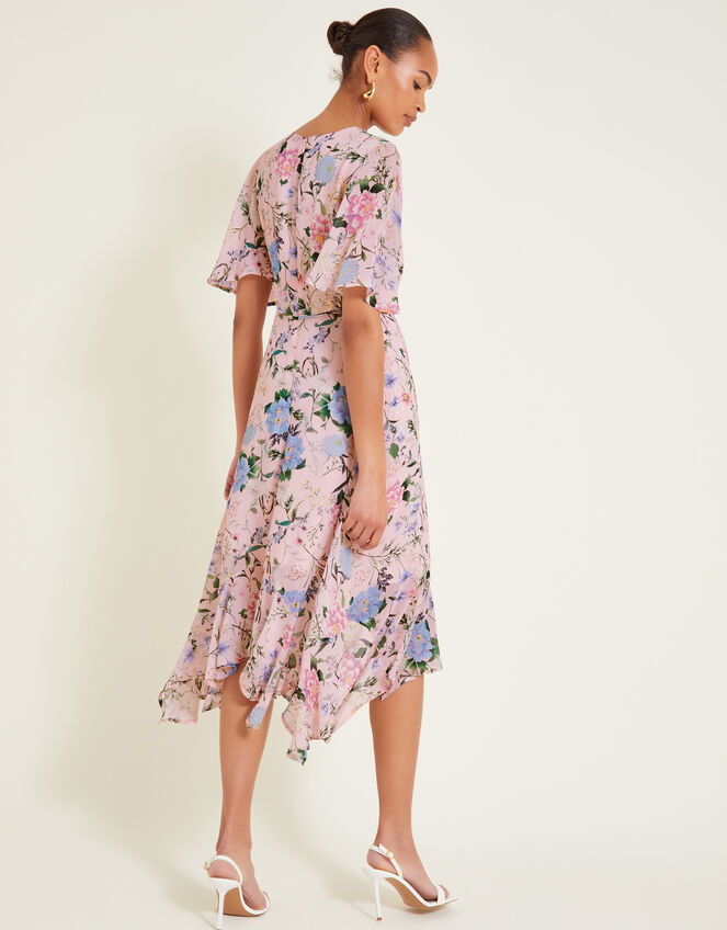 Sisi Floral Print Dress, Pink (BLUSH), large