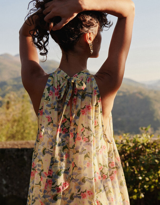 Petite Mendigote Riyu Floral Midi Dress, Multi (MULTI), large