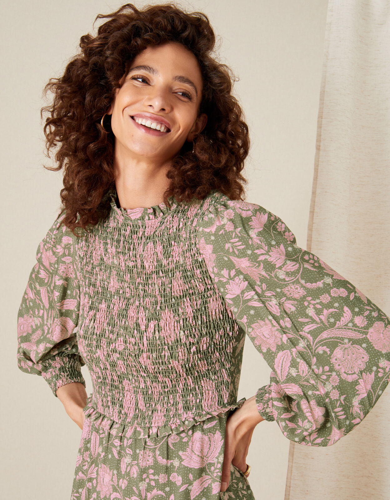 monsoon khaki dress