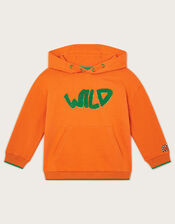 Wild Oversized Hoodie, Orange (ORANGE), large