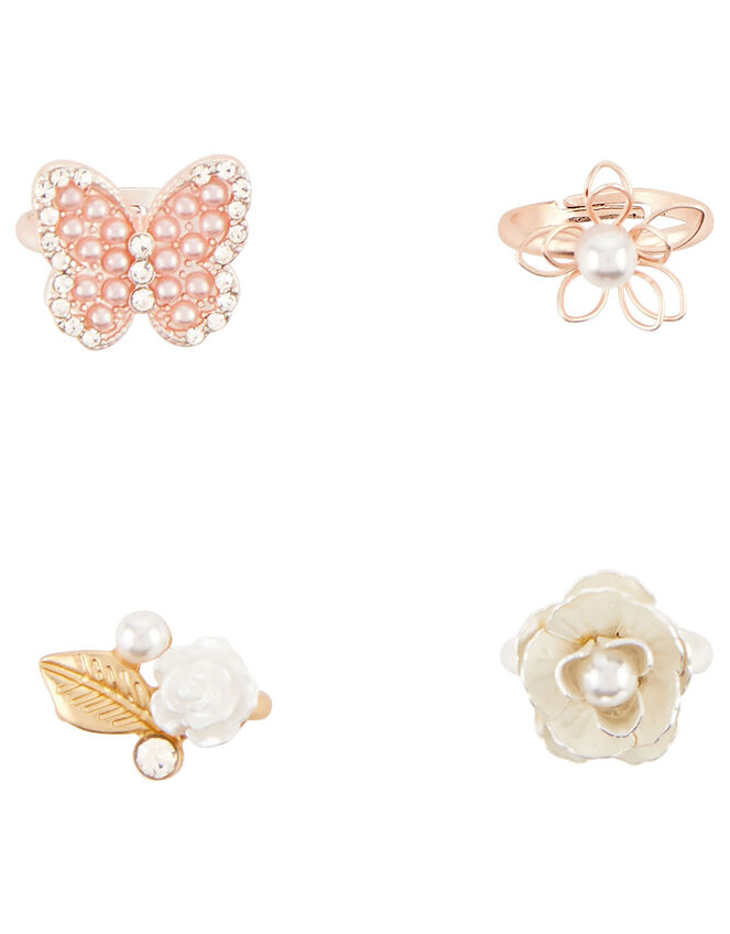 Flower and Butterfly Ring Gift Box, , large