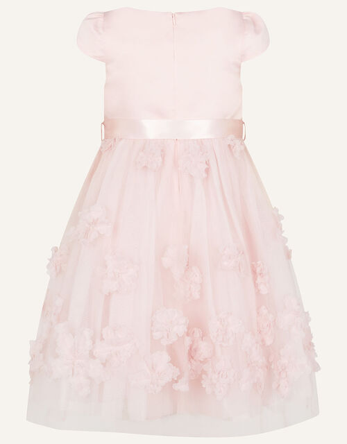 Delphine 3D Flower Dress, Pink (DUSKY PINK), large
