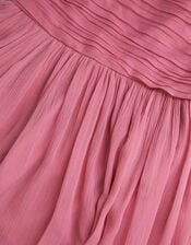 Ellay Cross Back Chiffon Prom Dress, Pink (DUSKY PINK), large