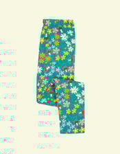 Frugi Libby Printed Leggings, Green (GREEN), large