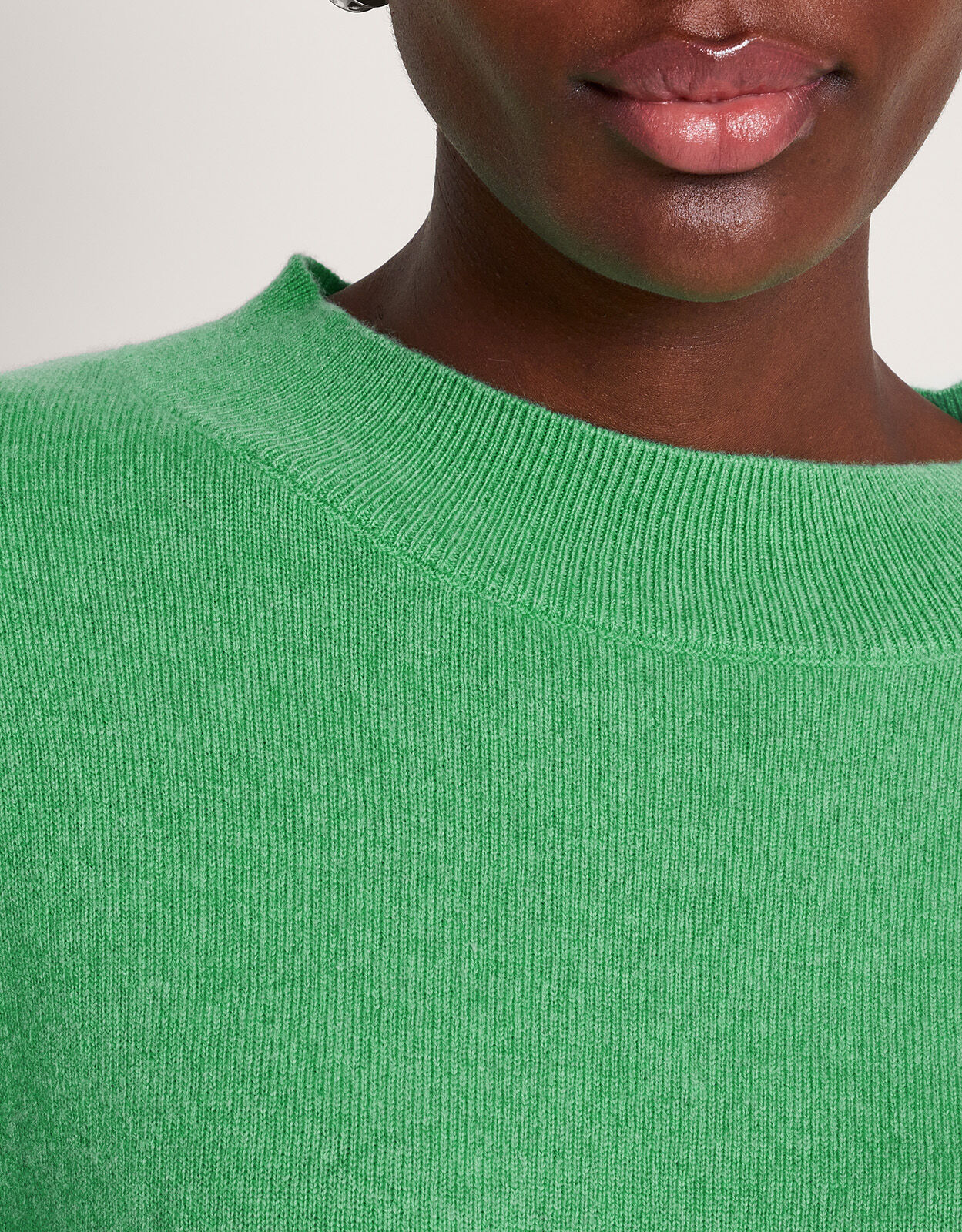 Claire Cashmere Jumper Green Knitwear Monsoon UK