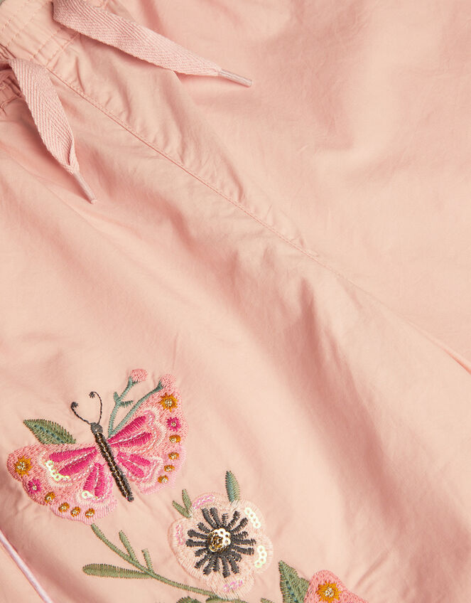Embroidered Cargo Trousers, Pink (PALE PINK), large