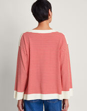 Simmi Stripe Jumper, Red (RED), large