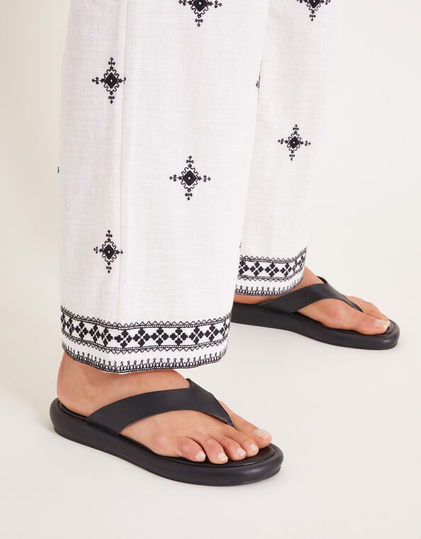 90s Platform Sandals, Black (BLACK), large