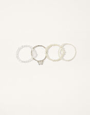 Pearly Butterfly Bracelet Multipack, , large