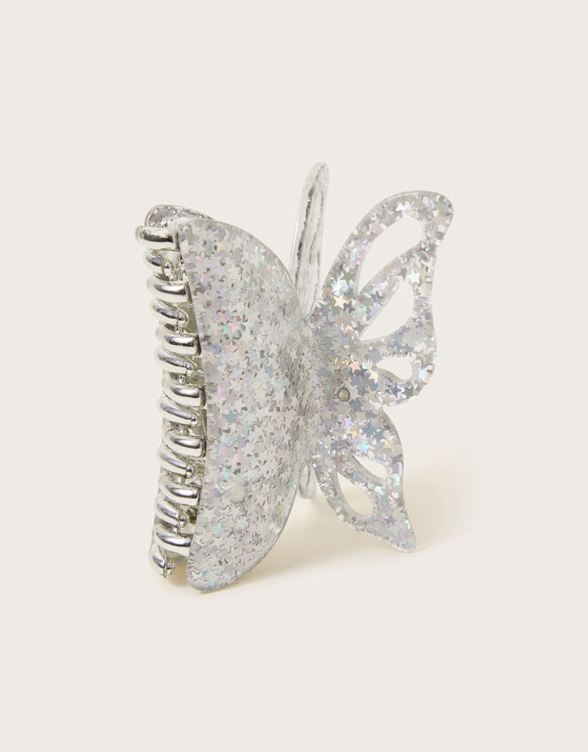 Large Glitter Butterfly Claw Clip, , large
