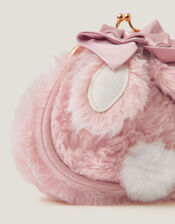 Beau Fluffy Bunny Clip Frame Bag, , large