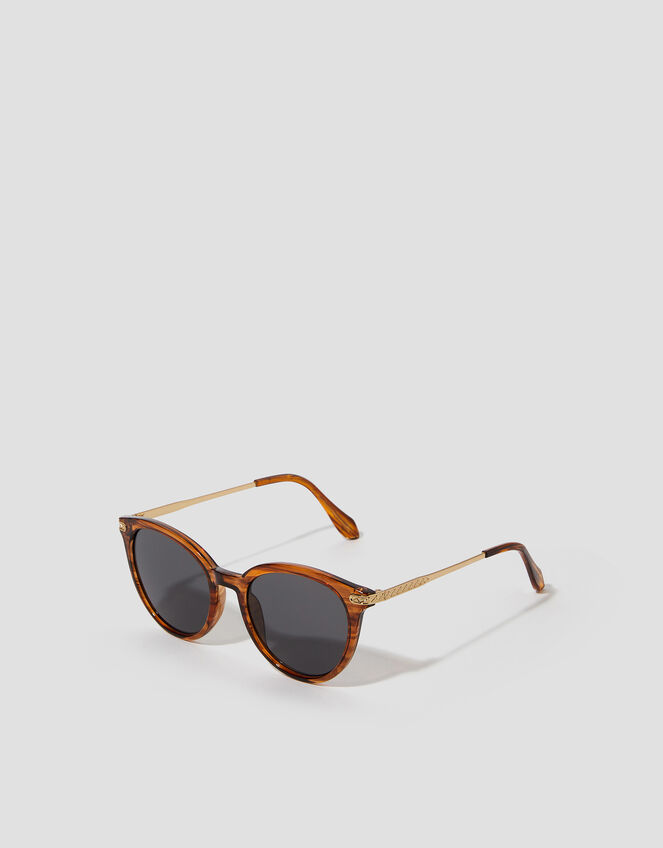 Preppy Round Sunglasses, , large