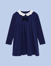Trotters Anna Petal Dress, Blue (NAVY), large