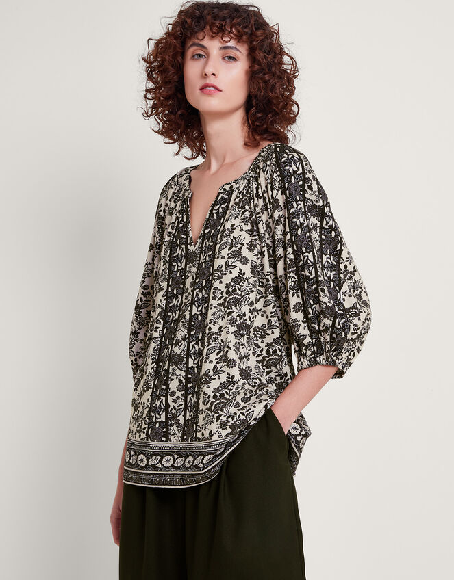 Holly Heritage Top, Black (BLACK), large