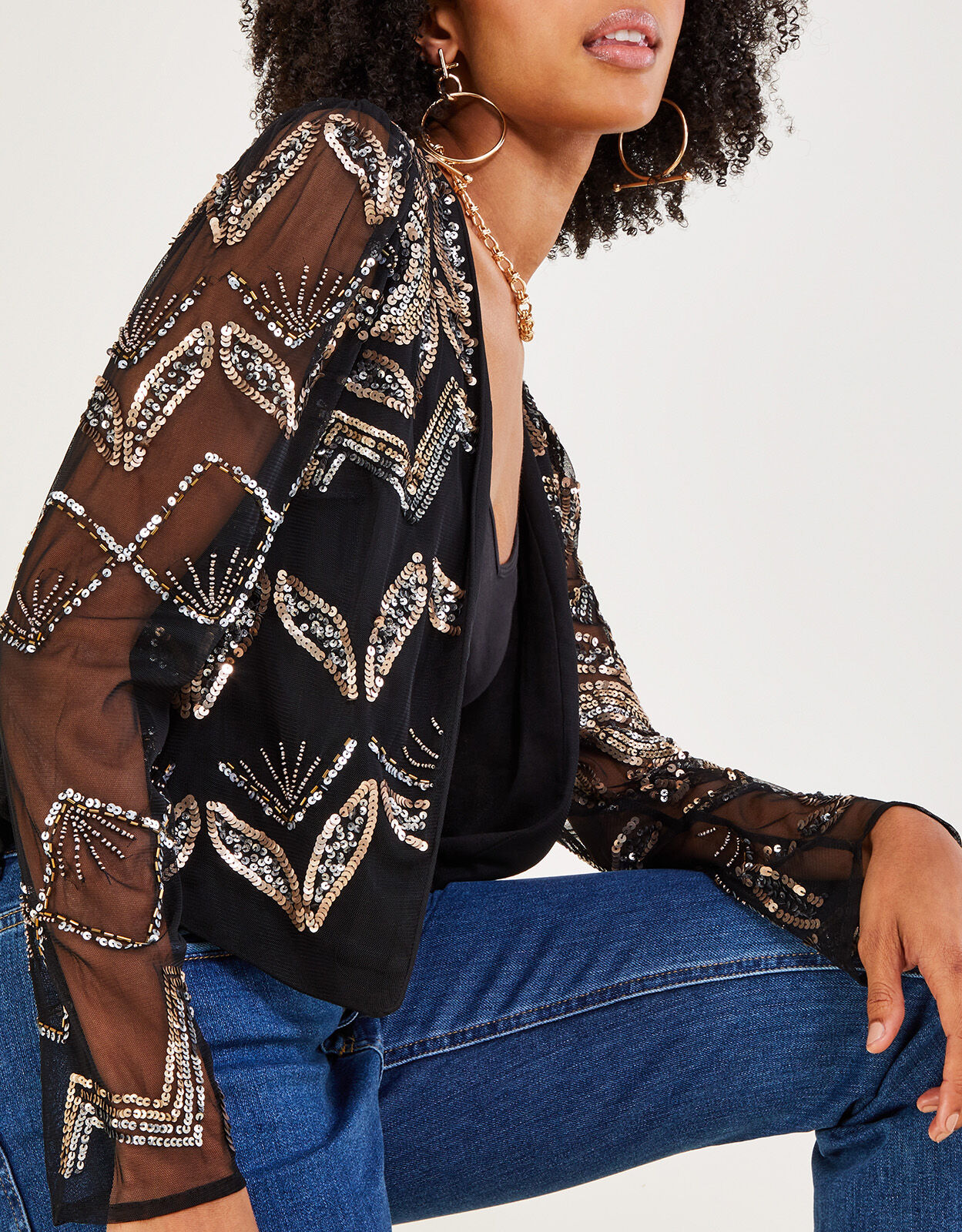 Embellished jacket best sale uk