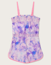Tie Dye Playsuit , Purple (LILAC), large