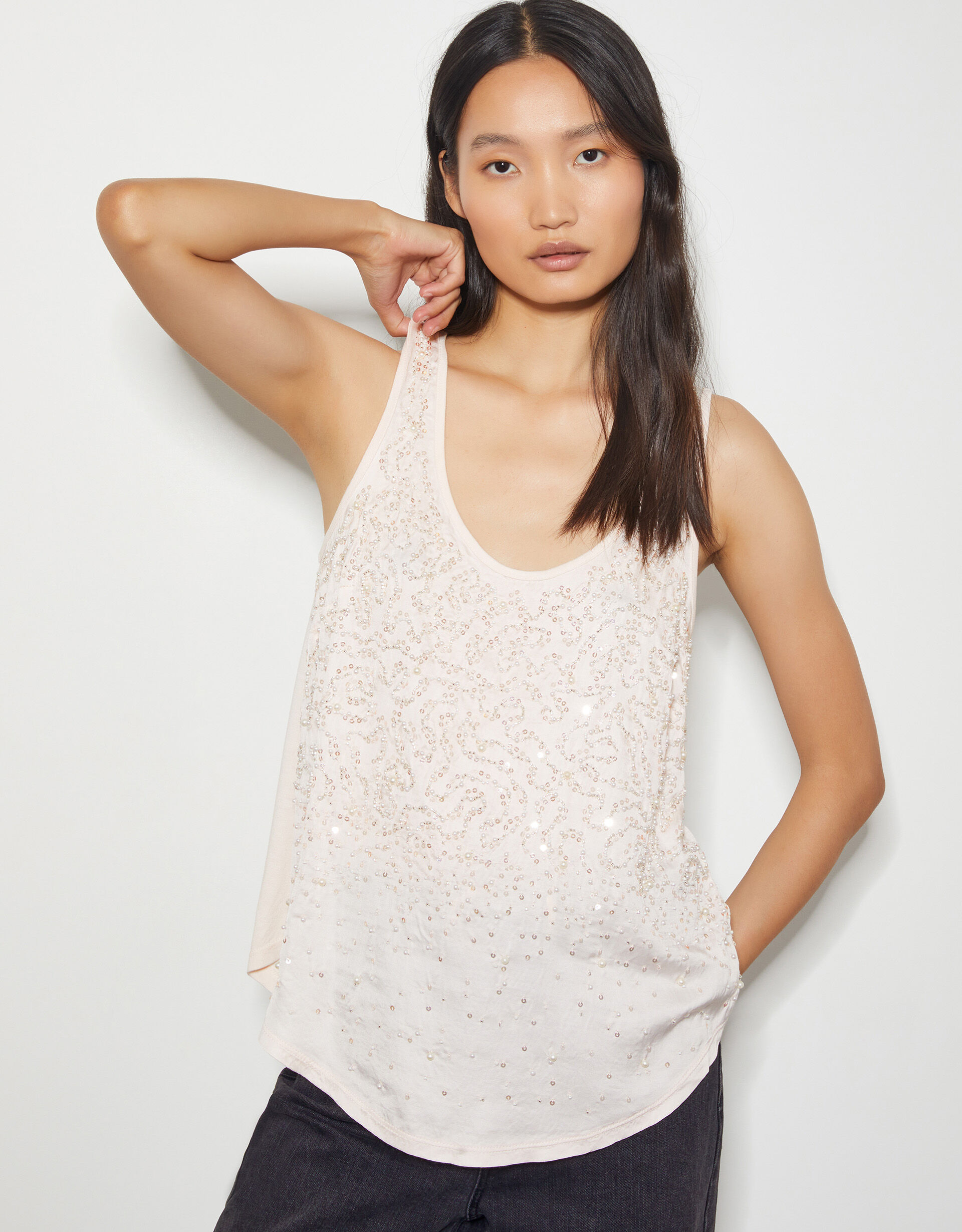 Sleeveless Tops Women s Camisoles Vests Monsoon UK