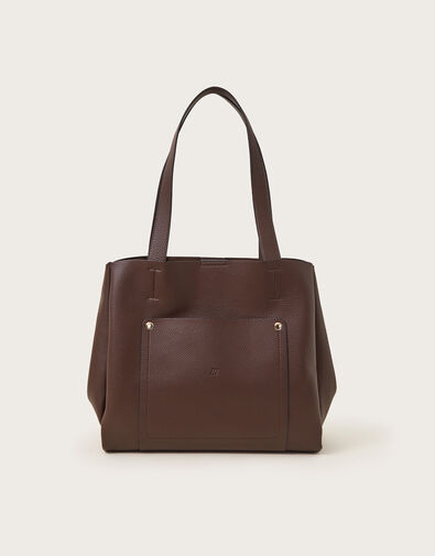 Mammoth Pattern Print Leather Tote Bag main image 0