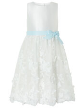 Butterfly Mesh Occasion Dress, Ivory (IVORY), large