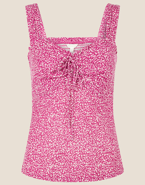 Maddy Printed Jersey Cami, Pink (PINK), large