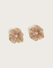 Ombre Leaf Flower Hair Clip Twinset, , large