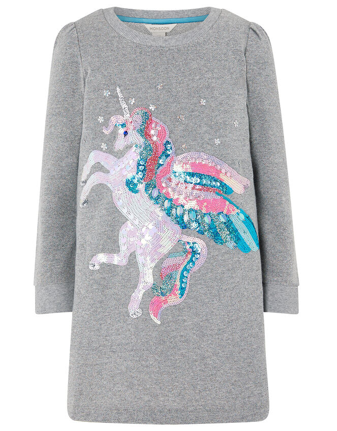 Nova Unicorn Sweat Tunic, Grey (GREY), large