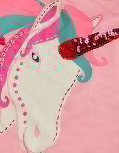 Sparkle Unicorn Swimsuit, Pink (PINK), large