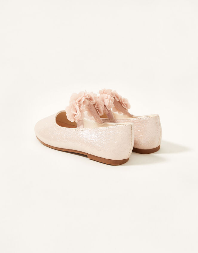 Textured Corsage Walker Shoes, Pink (PINK), large