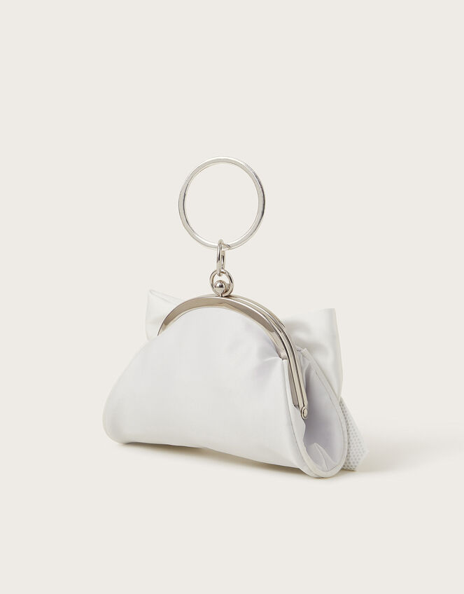 Diamante Bow Bangle Bag, , large